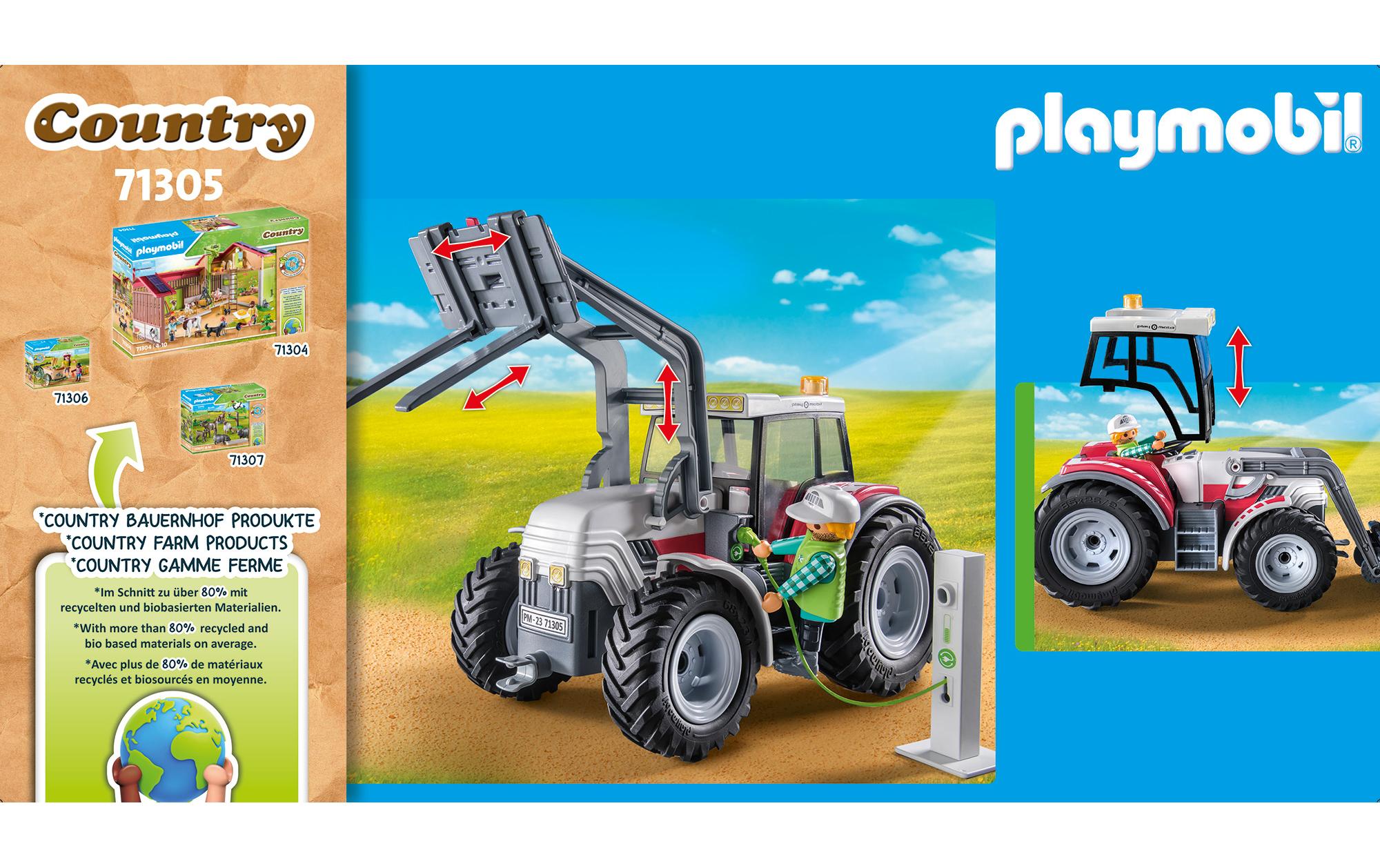 Country Grosser Traktor 71305Bauernhof-Spielset