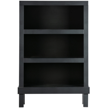 WOOOD wandkast Bonk matzwart grenenhout 160 x 107 x 39 cm