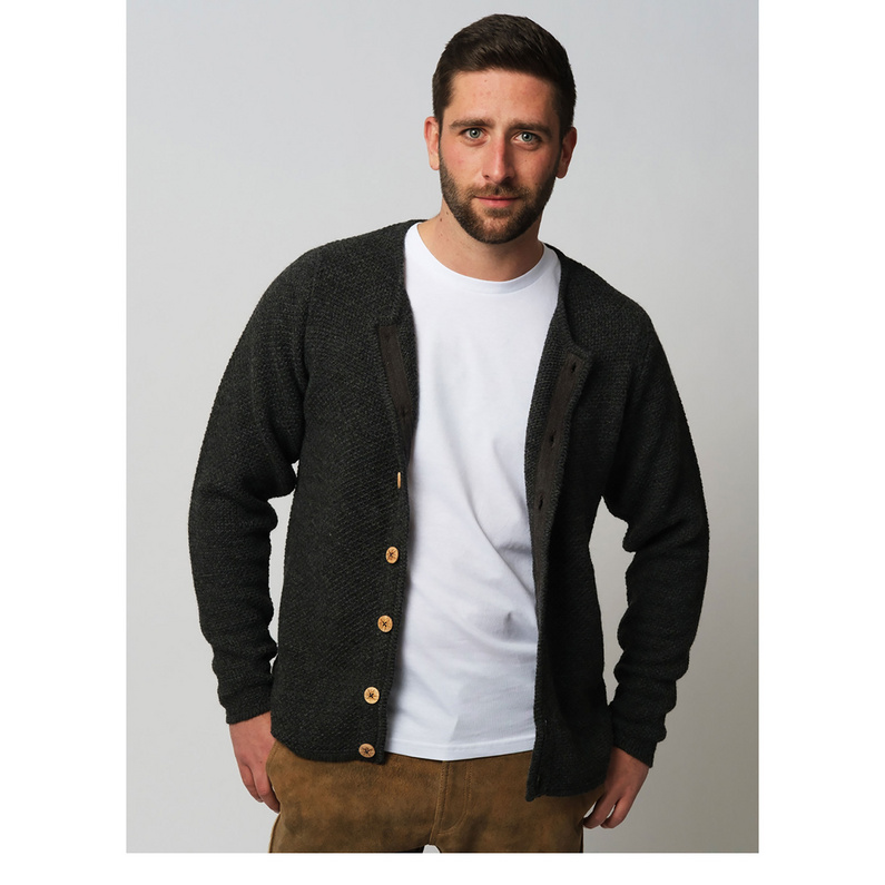 Bavarian Caps Herren Simmerl Strickjanker Jacke