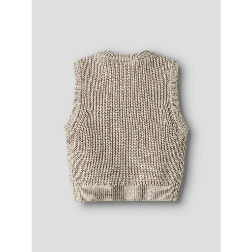 Køb Lil'Atelier Oxford Tan Melange Nbmrokko Strik Vest Lil