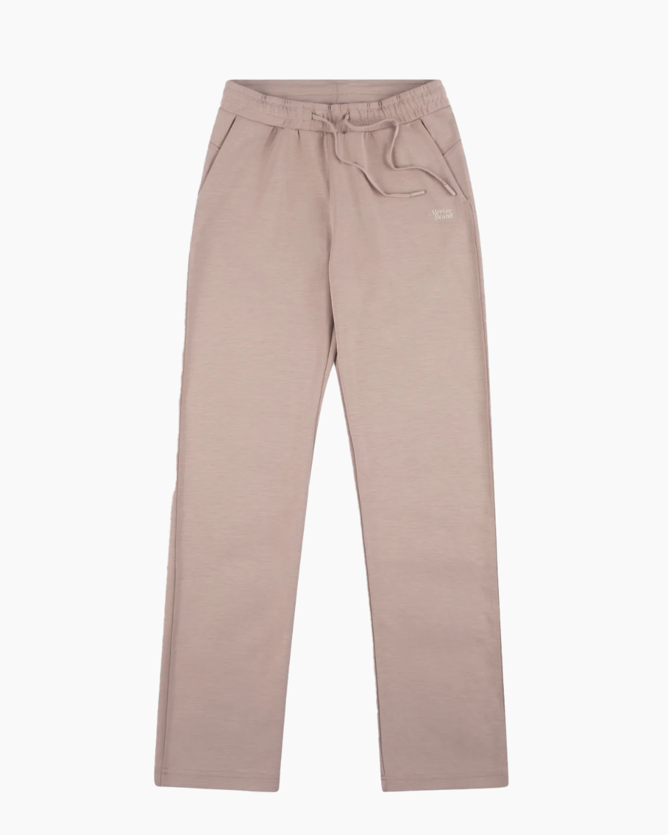 Mercer Amsterdam The Mercer Scuba Pants Beige Dames Joggingbroek