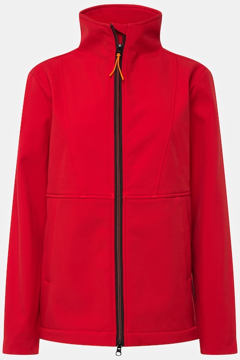 Softshell-Jacke, Fleece-Innenseite, Stehkragen, Zipper