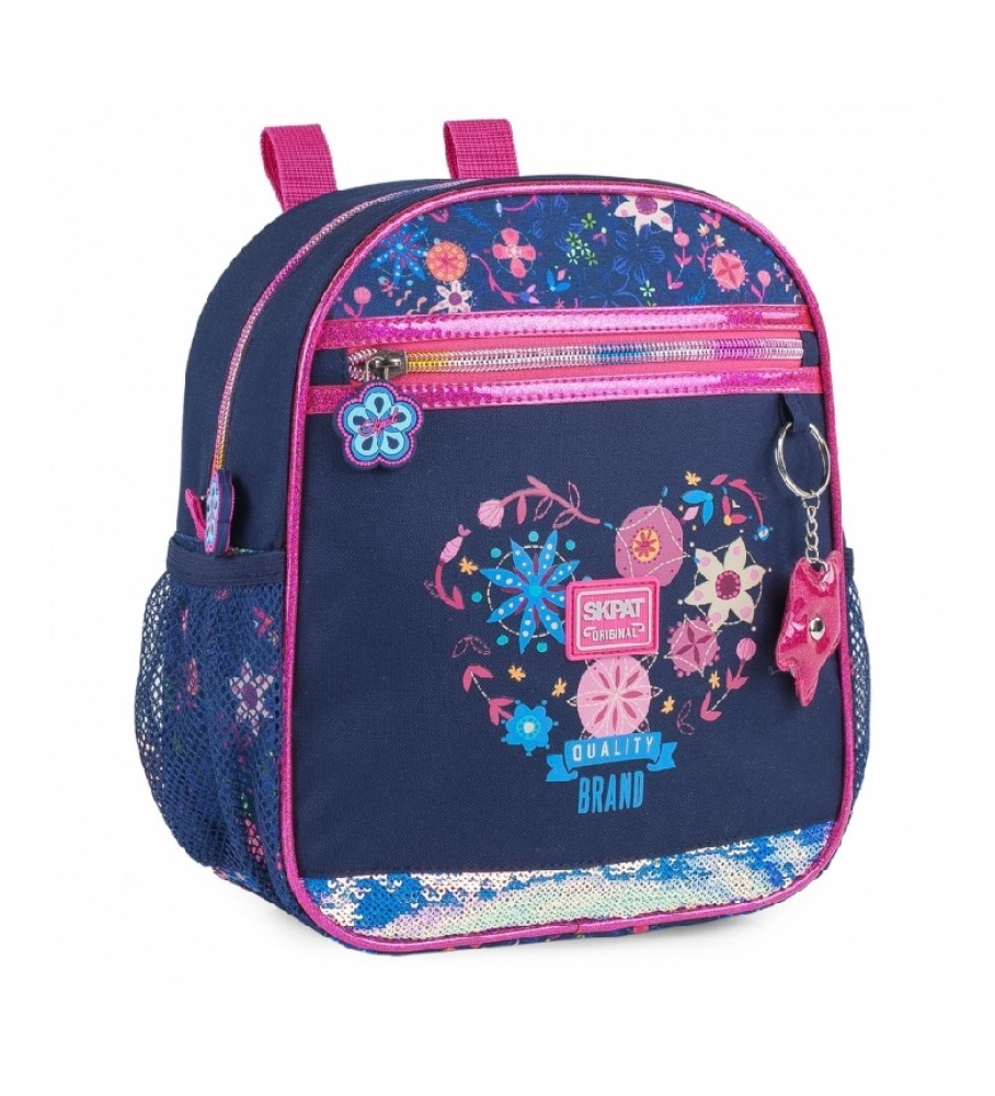 Mochila infantil Skpat 131534 Azul Marinho - 23x25x10cm -