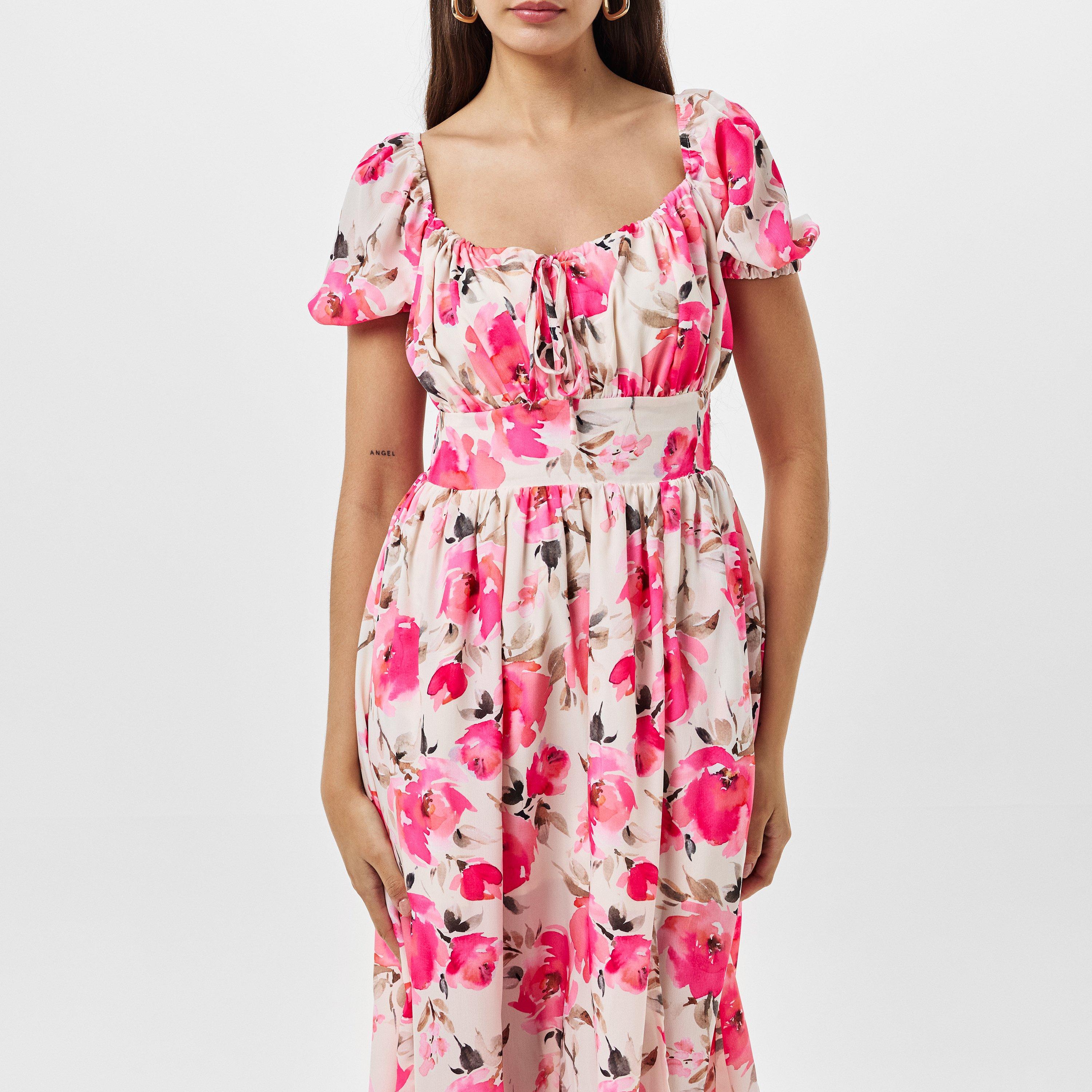 In The Style Studio In The Style Pink Midi Dress