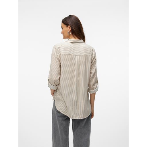 Vero Moda Bumpy Skjorte, Silver Mink, M