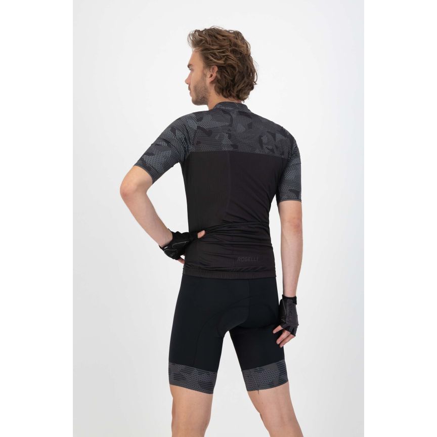 Rogelli Camo Cykeltrøje Sort/grå