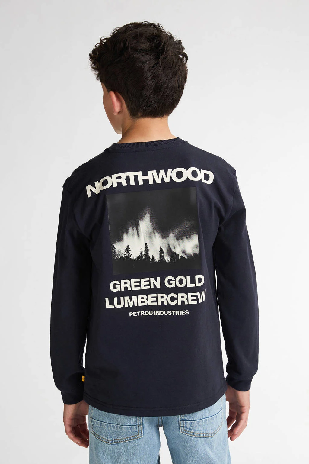 Petrol Industries longsleeve donkerblauw