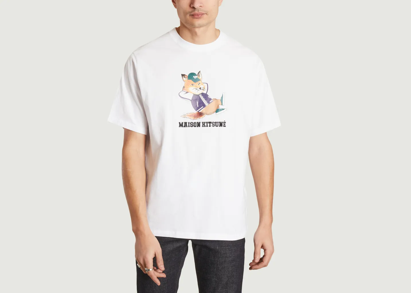 T-shirt Dressed Fox Easy Maison Kitsuné