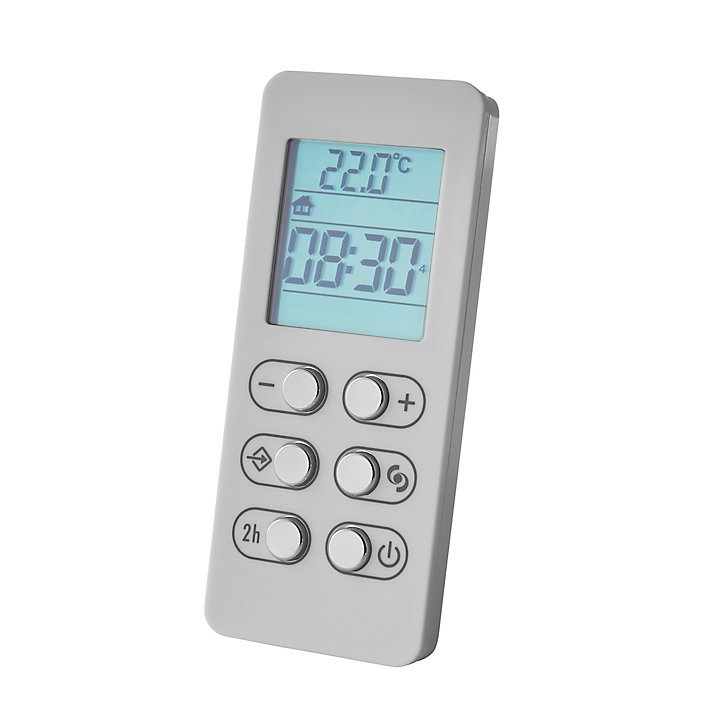 Sèche-serviettes électrique à inertie fluide De'Longhi Ghibli blanc 700W + soufflerie 1000W