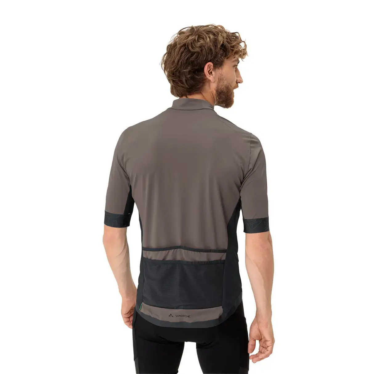 VAUDE Kuro II FZ Fietsshirt Korte Mouwen Beige Heren