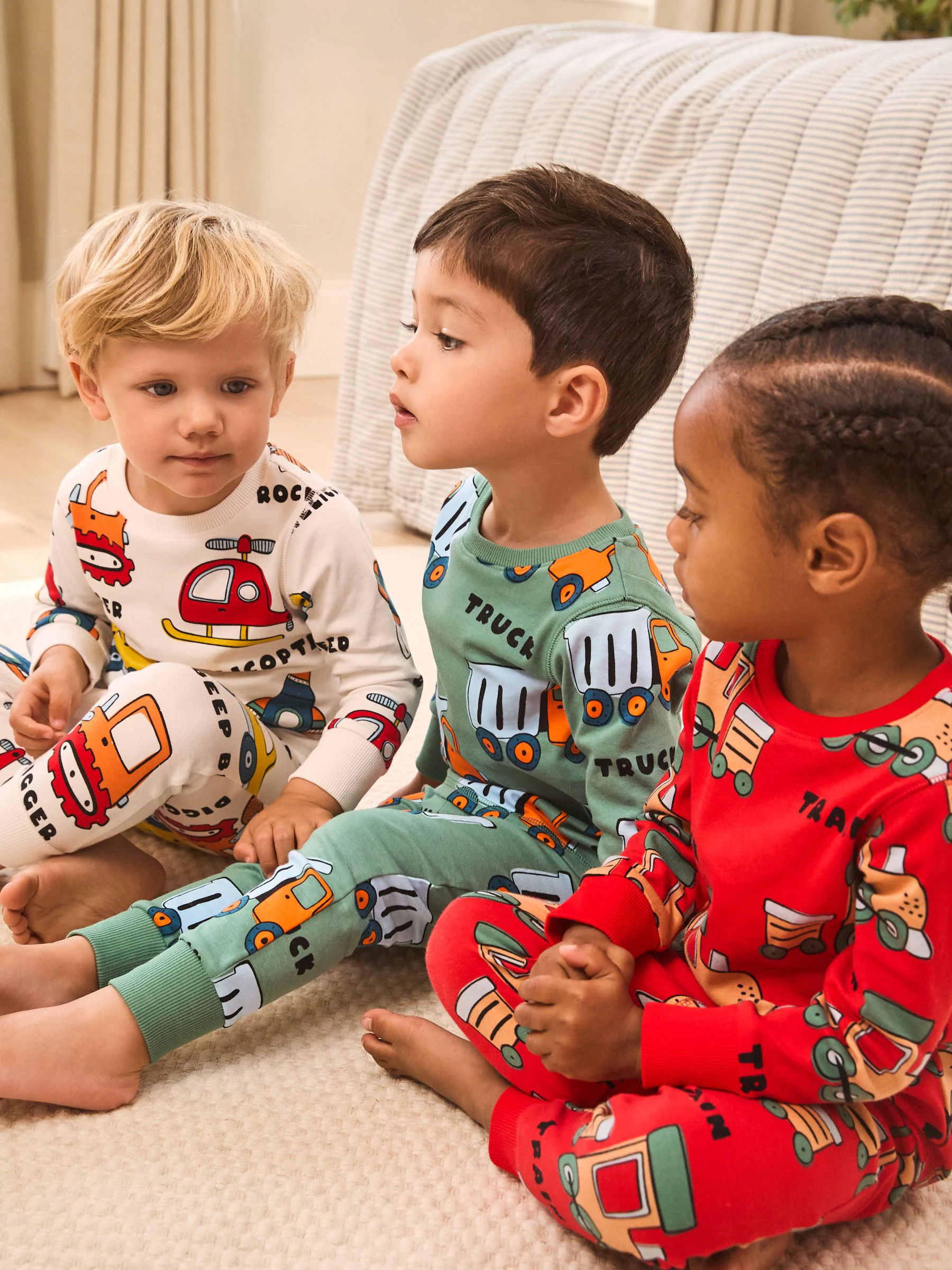 Multi - Mini Knusse Pyjama's 3 Set (9mnd-10jr)
