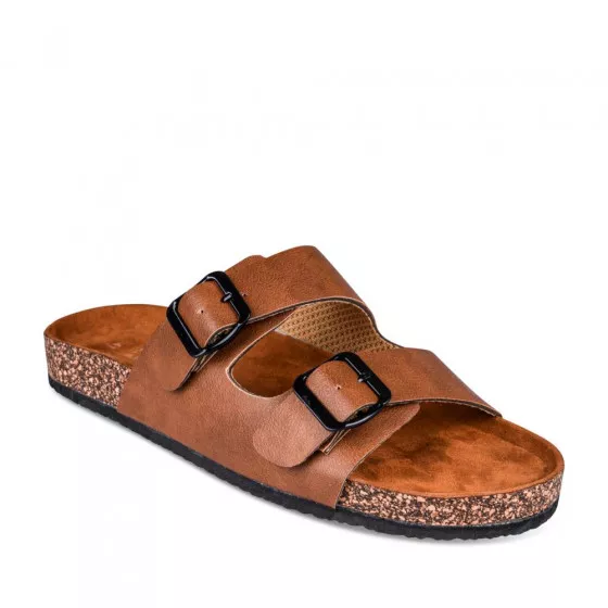 Mules MARRON DENIM SIDE