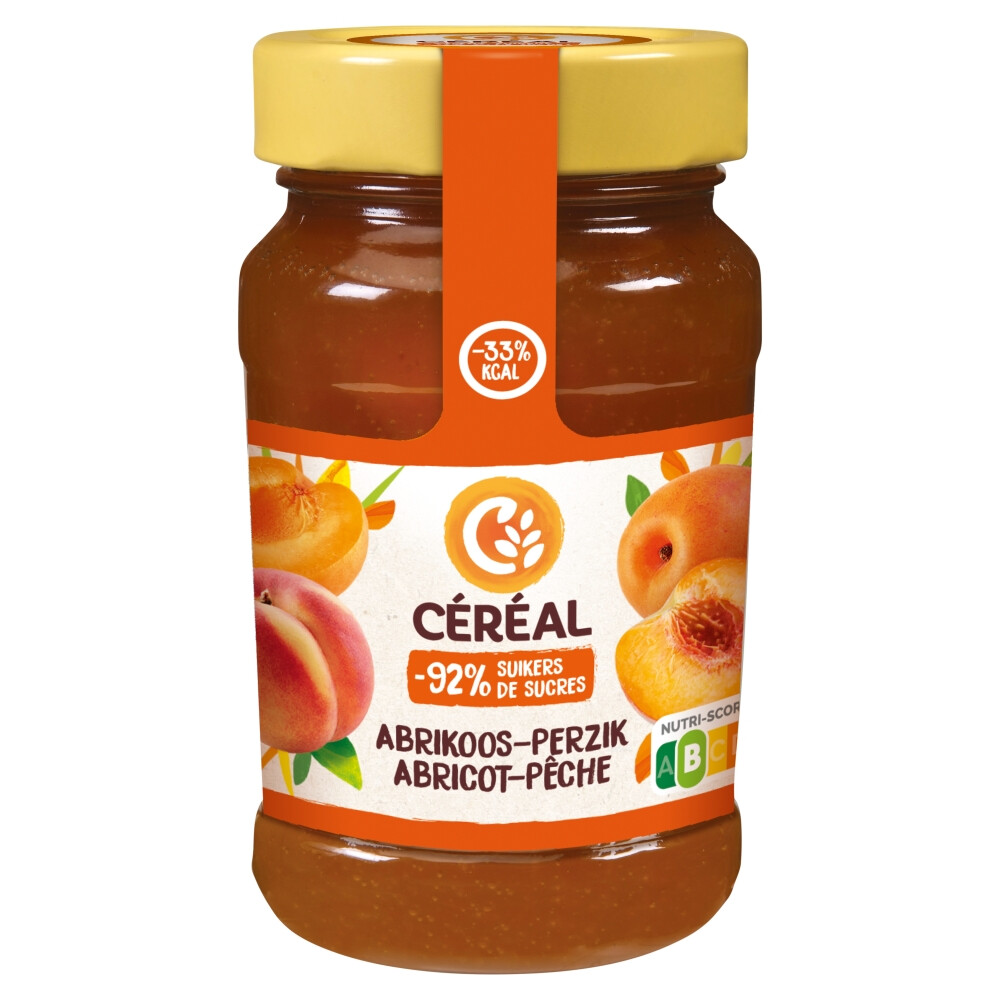 3x Céréal Jam Abrikoos & Perzik270 gr