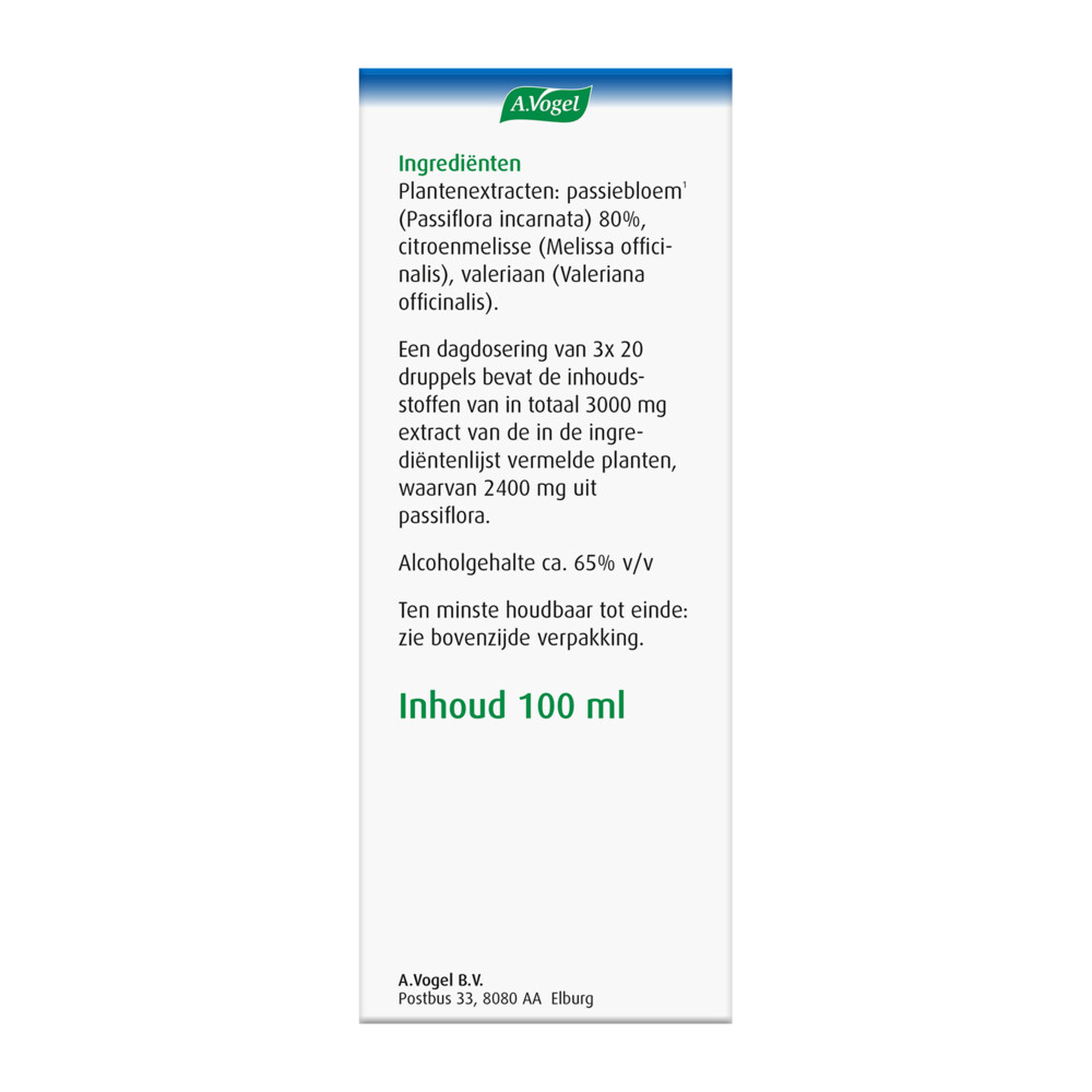 A.Vogel Passiflora Rustgevend100 ml