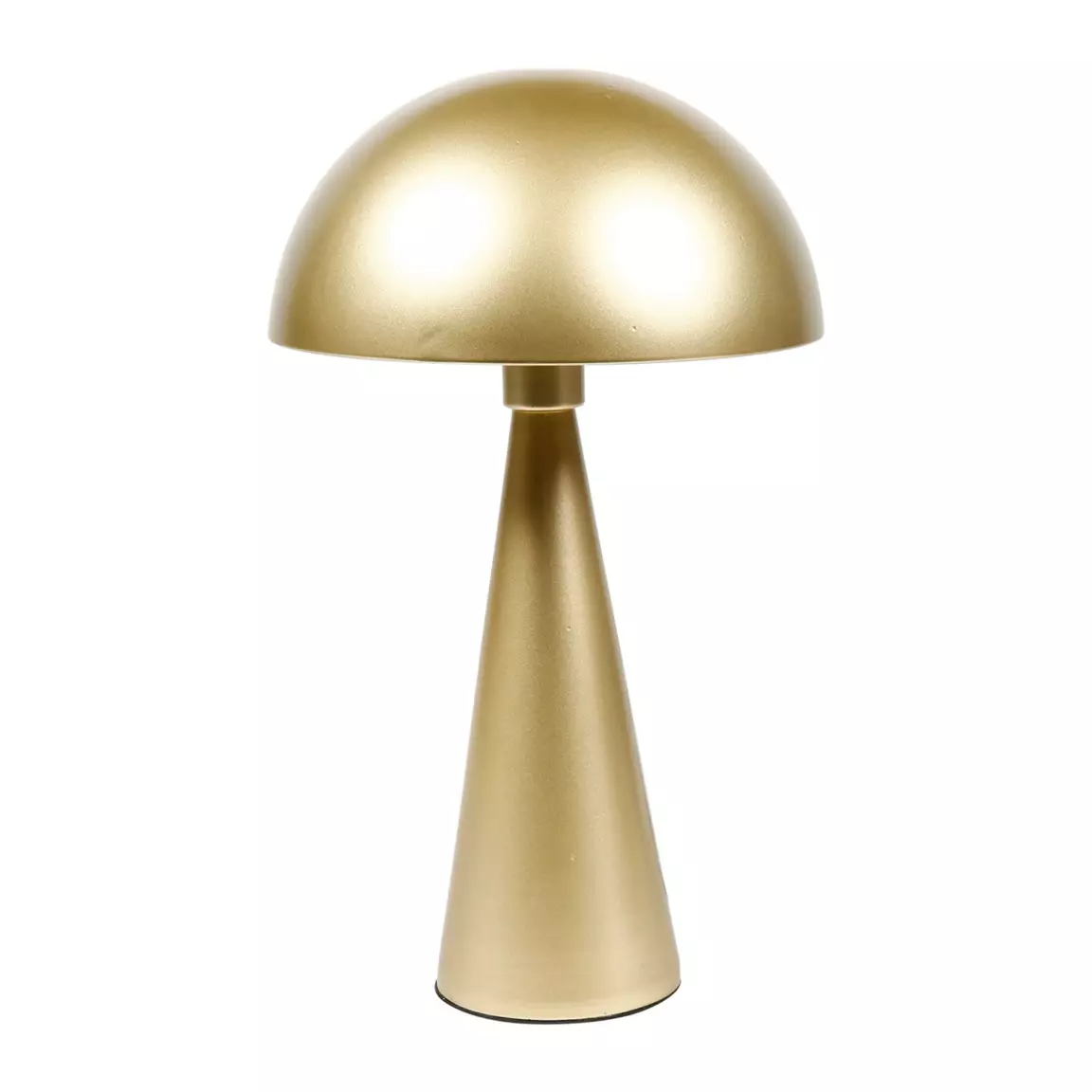 Lampe à poser champignon en métal (H38 cm) Emo Or