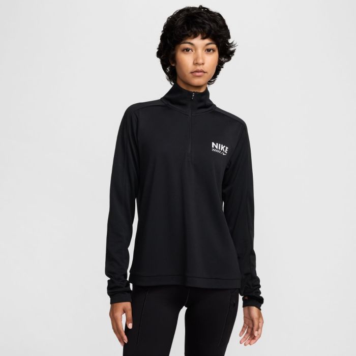 Nike Dame Trøjer Dri-FIT Pacer Half Zip GLS Sort