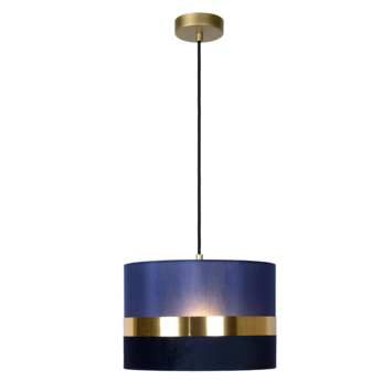Lucide hanglamp Extravaganza Tusse blauw Ø30 cm