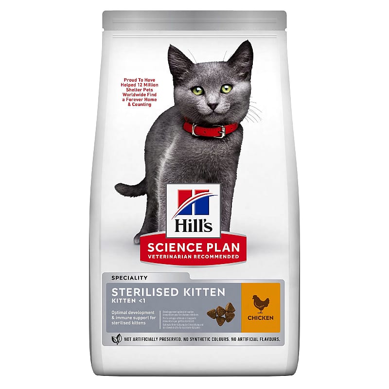 Hill's Science Plan Sterilised Kittenvoer Kip | 7 kg | 12596.3