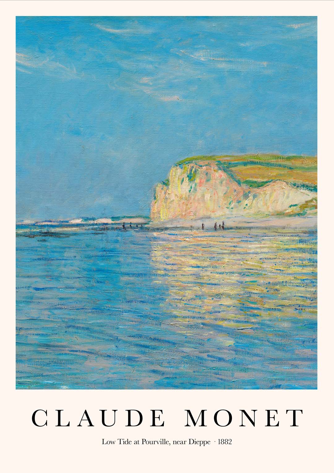 Ebbe bei Pourville von Claude Monet