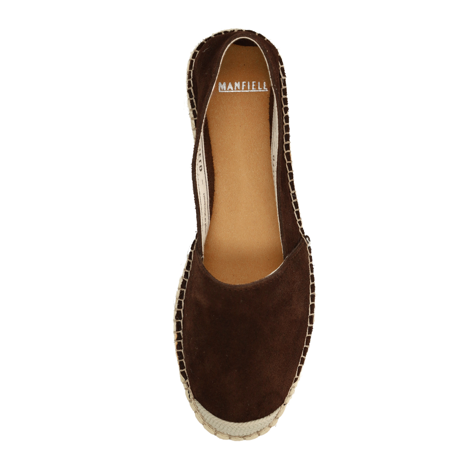 Bruine suède espadrilles
