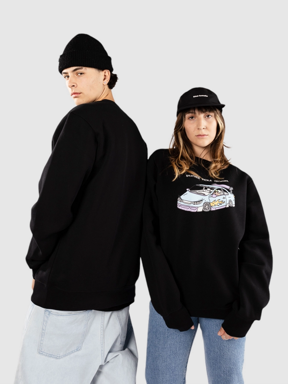 Brother Merle Racer Sweater black