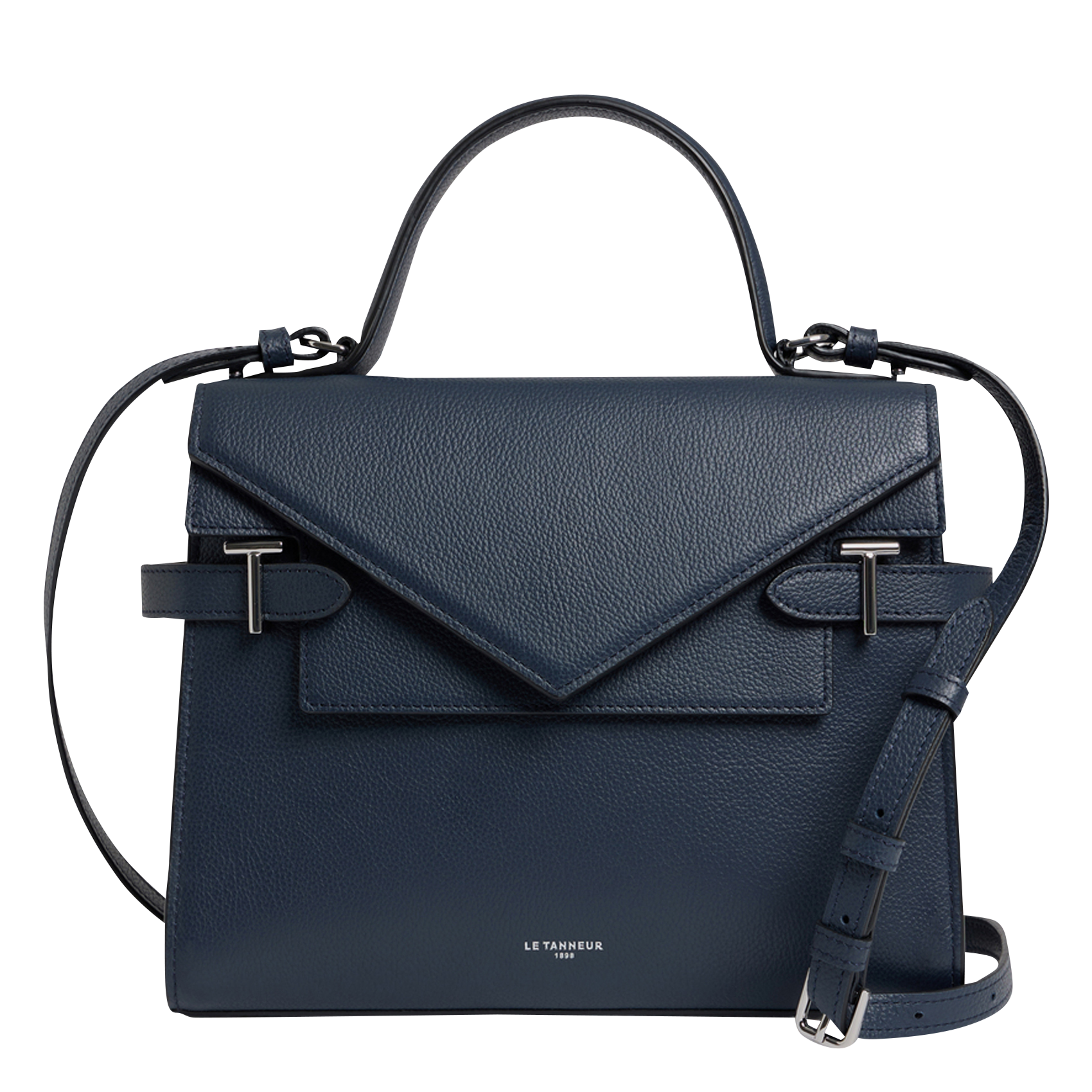 EMILIE - Sac à main en cuir | Bleu