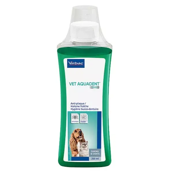 Virbac Vet Aquadent Higiene Dental para Cães e Gatos 500ml