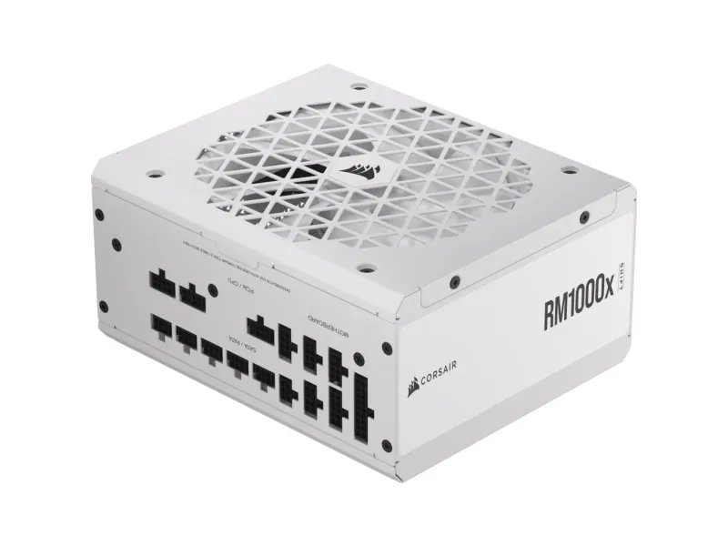 CORSAIR RMx Series RM1000X SHIFT - Strømforsyning (intern) - ATX12V 3.0/ EPS12V 2.92 - 80 PLUS Gold - AC 100-240 V - 1000 Watt - hvid