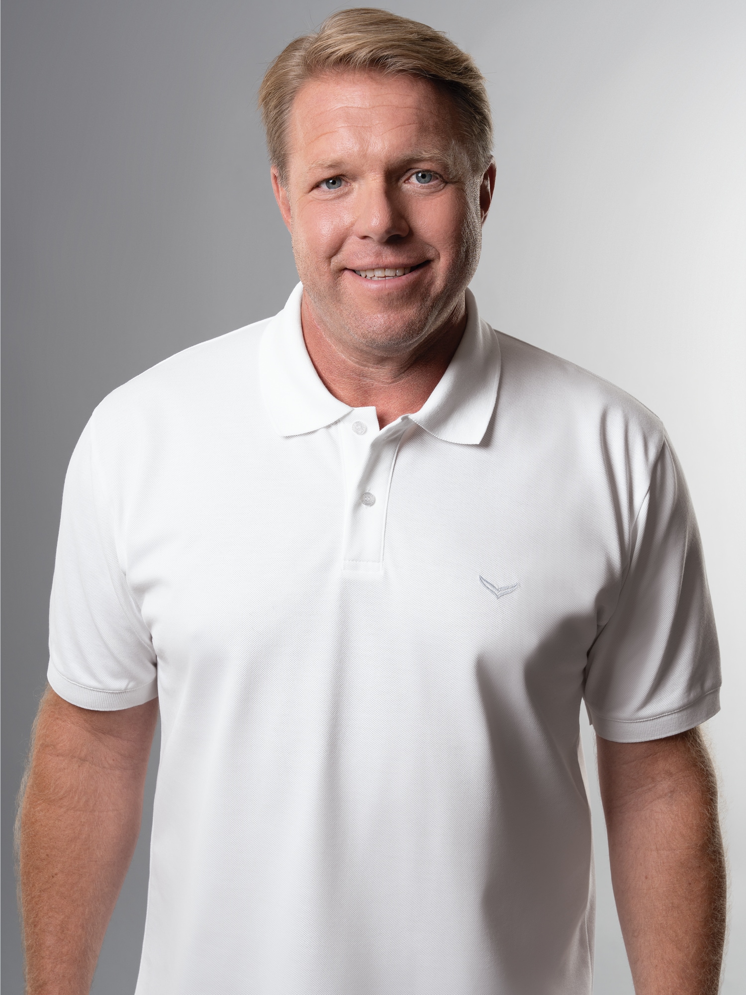 Poloshirt DELUXE Piqué Weiss