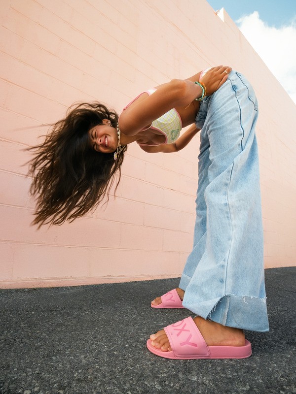Slippy Ii Sandales Rose Femme