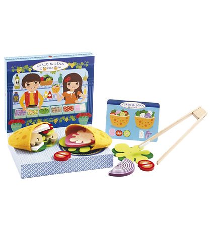 Djeco Pita Menü - Cyrus & Lena - Make Pitas With a Menu