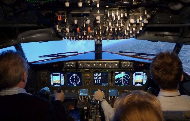 Flugsimulator  Boeing 737 fliegen in Berlin