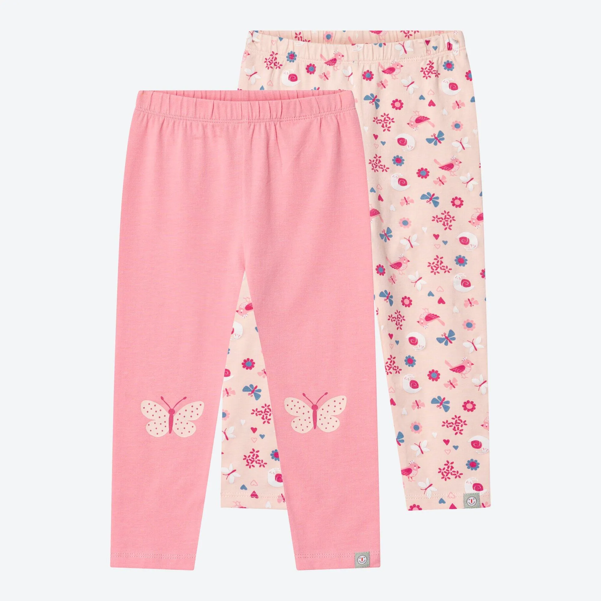 Baby-Mädchen-Leggings, 2er-Pack