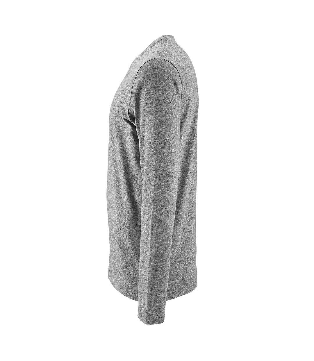 SOLS - T-shirt manches longues IMPERIAL - Homme (Gris chiné) - UTPC2905