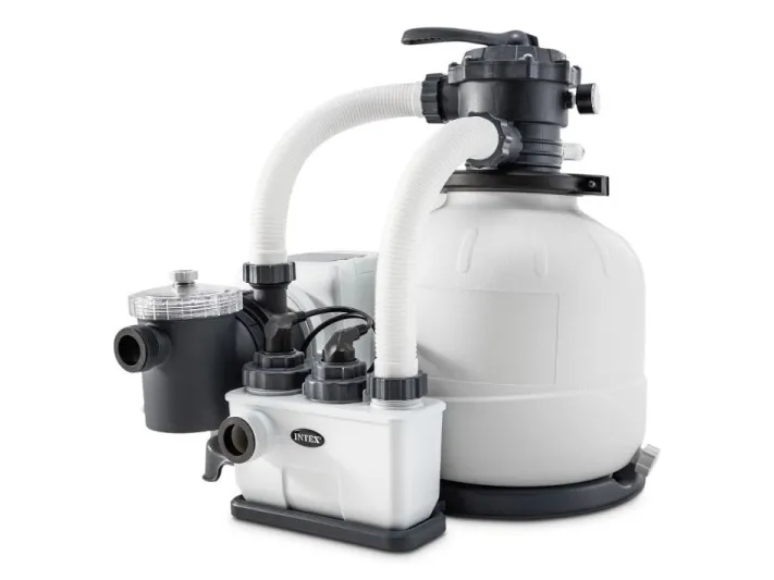Intex 26680, Pool salt chlorinator, Hvid, Plast, Pool over jorden, Rund, Digital