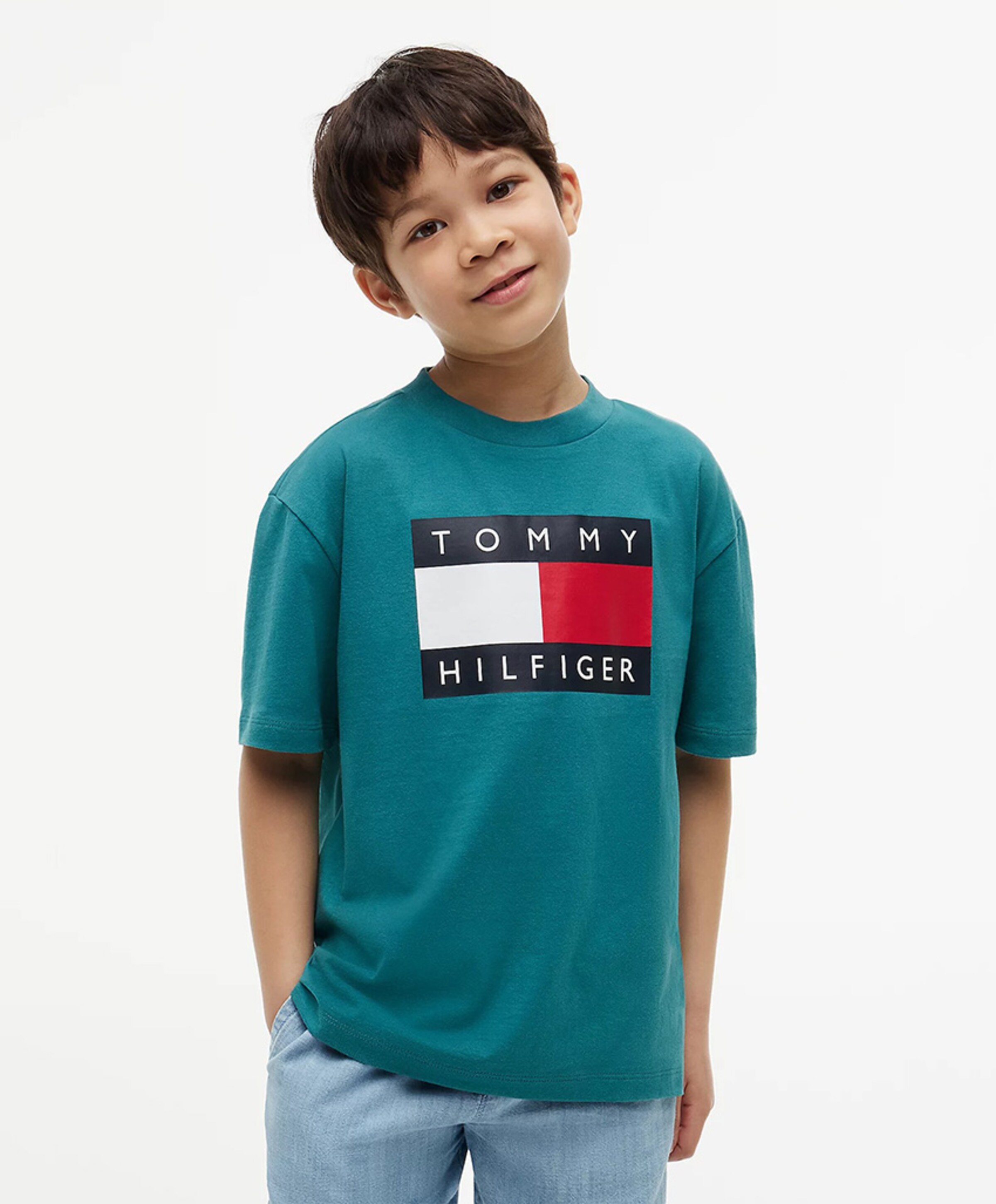 Tommy Hilfiger Jongens T-shirt groen