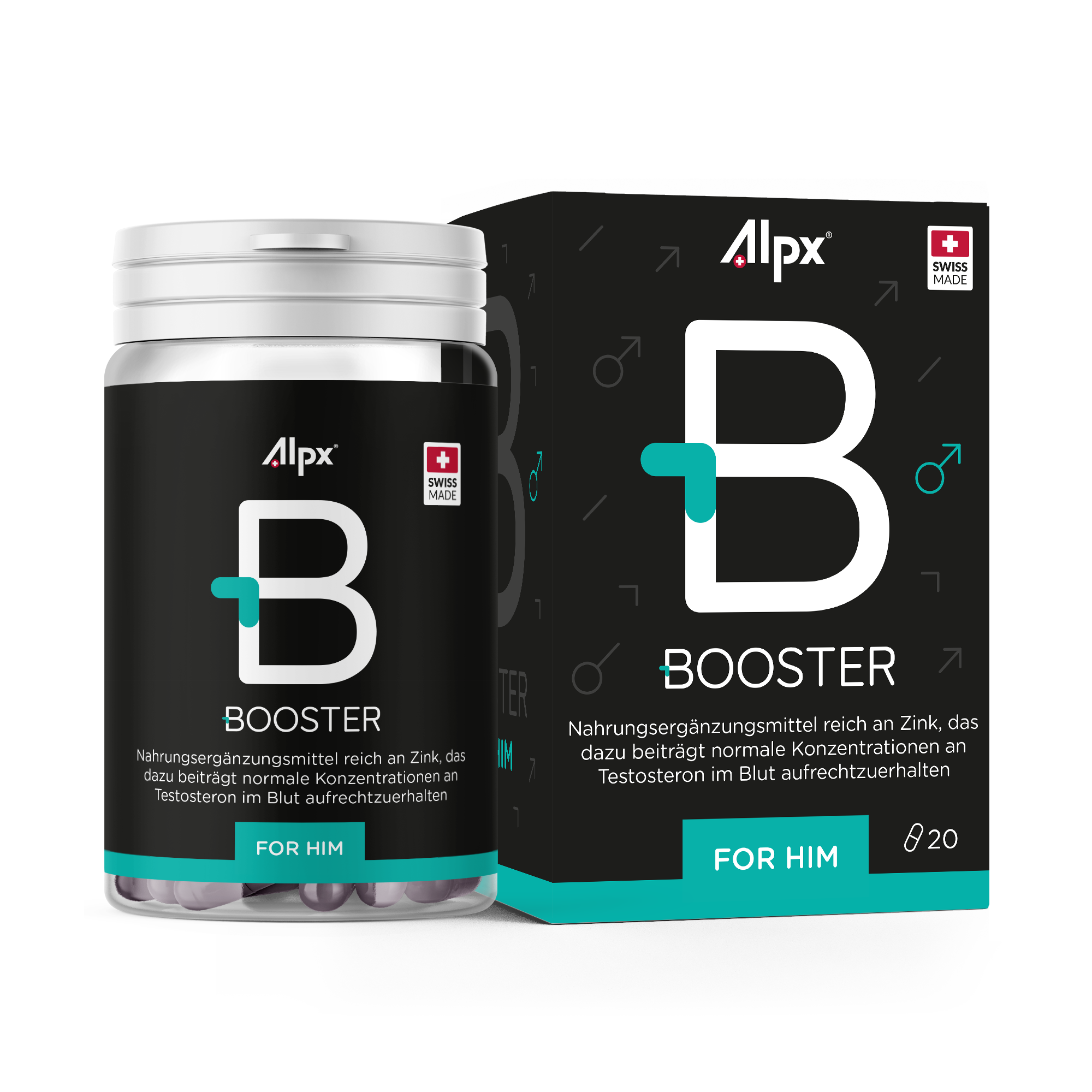 Alpx BOOSTER FOR HIM<br>20 Stück, Dose, Gélules