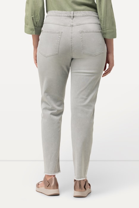 Jeans Sarah, Fransensaum, vorgewaschen, Stretch