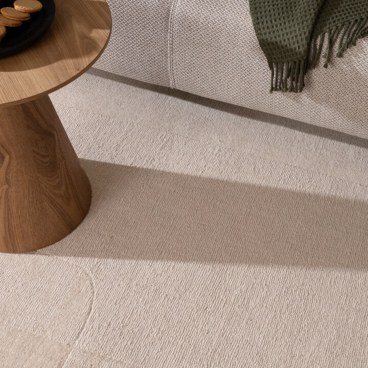 Wollen vloerkleed - Giselle Abstract Creme