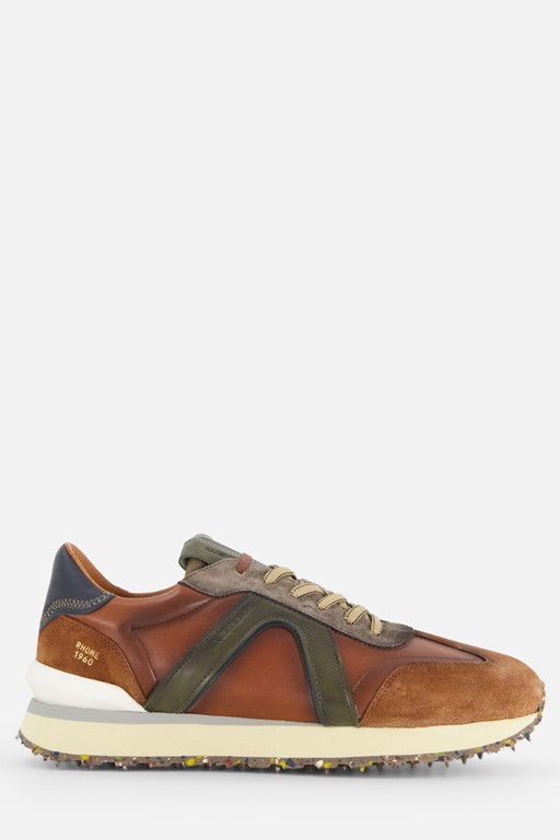 Ambitious Rhome Sneakers cognac Leer