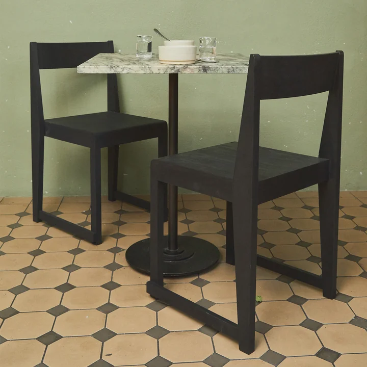 Frama - Chair 01, Birke braun gebeizt / geölt