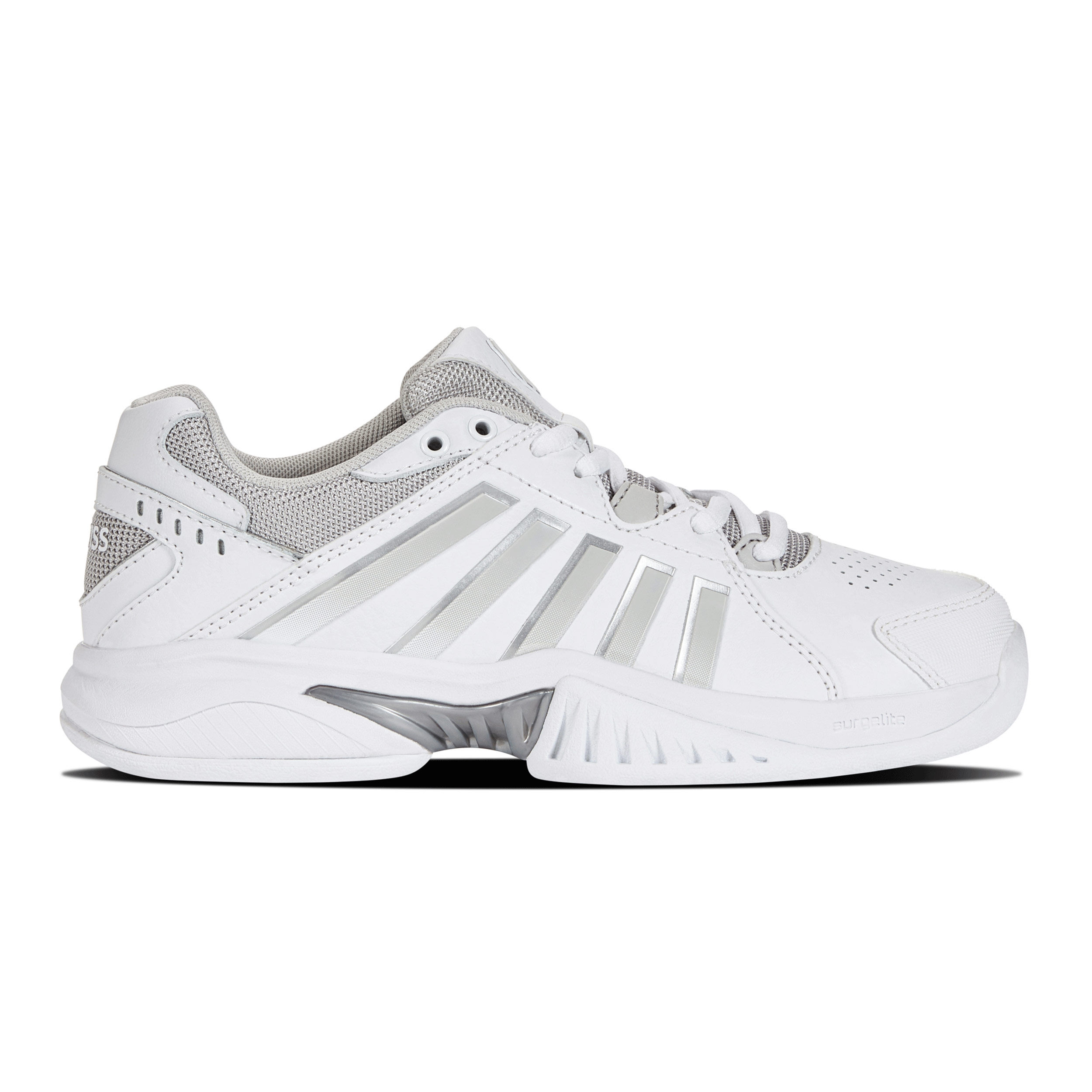 K-Swiss Receiver V Chaussure Moquette Femmes - Blanc , Argent