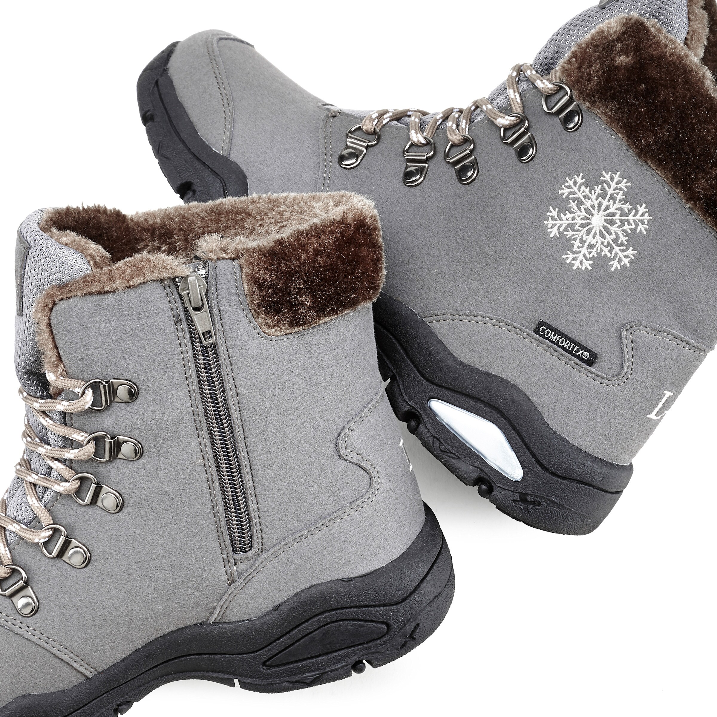 LASCANA Winterstiefelette in anthrazit