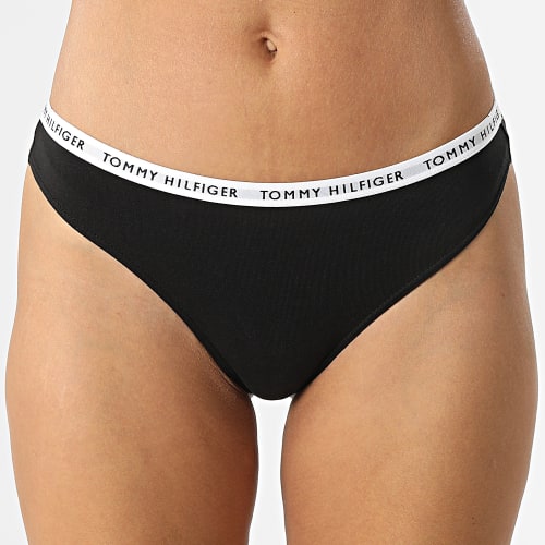 Lot De 3 Strings Femme 2829 Noir