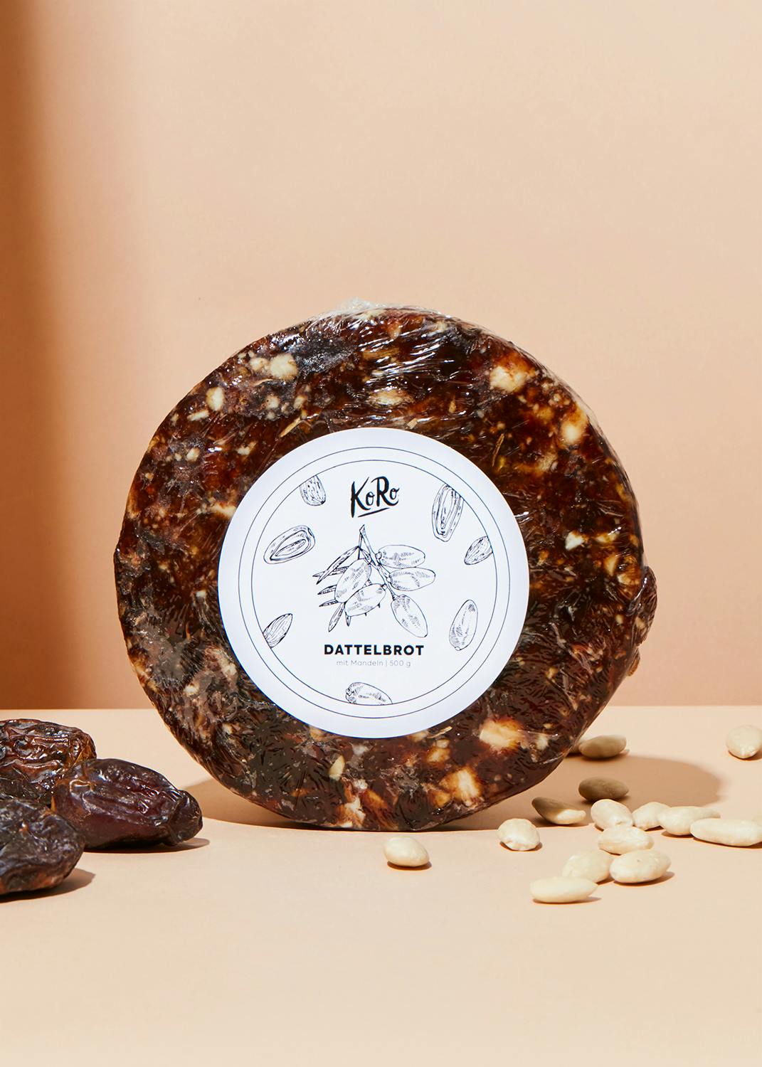 Dattelbrot mit Mandeln 500 g