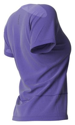 Maillot manches courtes Salomon Cross Run Graphic Violet Femme
