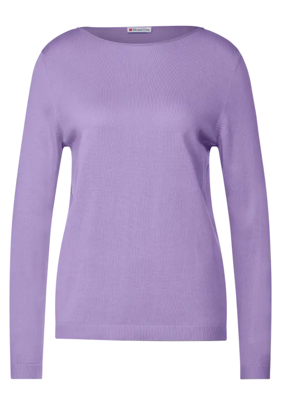 Basic Feinstrickpullover - smell of lavender