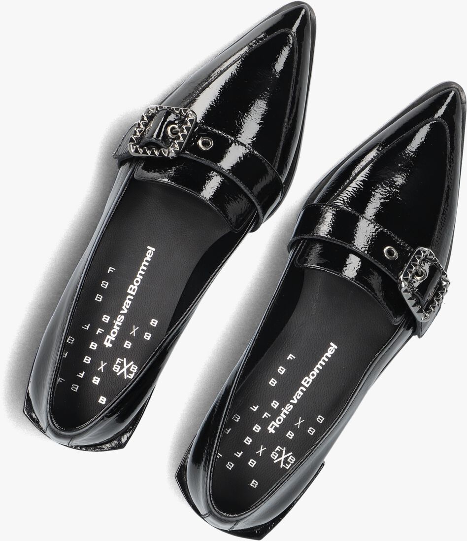 zwarte floris van bommel loafers sfw-40051 gynni