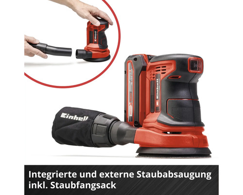 Einhell Power X-Change TE-RS 18 Li accu excenterschuurmachine, zonder accu en lader