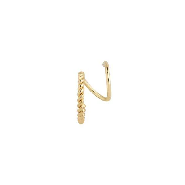 Maria Black  Sofia twirl ørering - Forgyldt